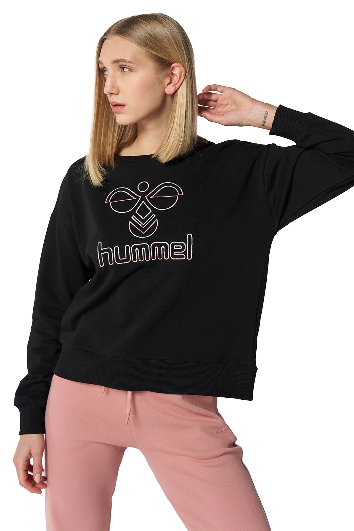 Hummel Hortensia Kadın Sweatshirt 921689-2001 Siyah