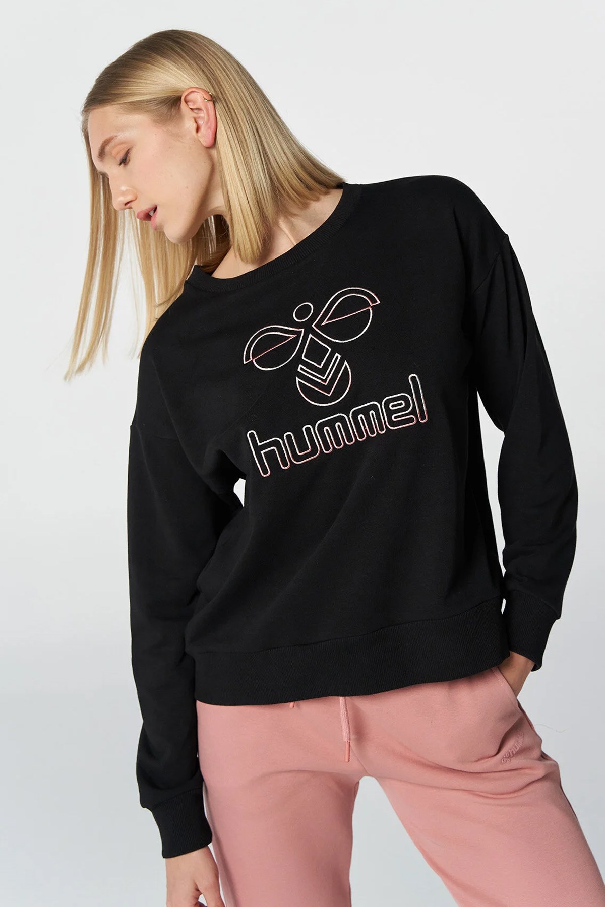 Hummel Hortensia Kadın Sweatshirt 921689-2001 Siyah