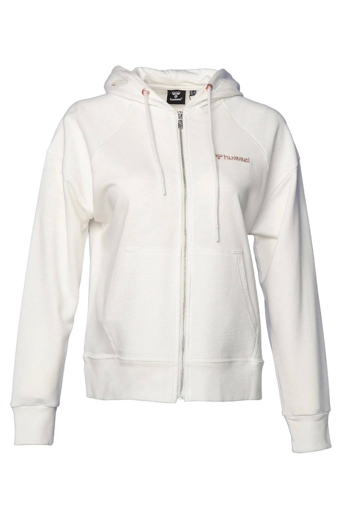 Hummel İberis Kadın Fermuarlı Sweatshirt 921692-9003 Beyaz