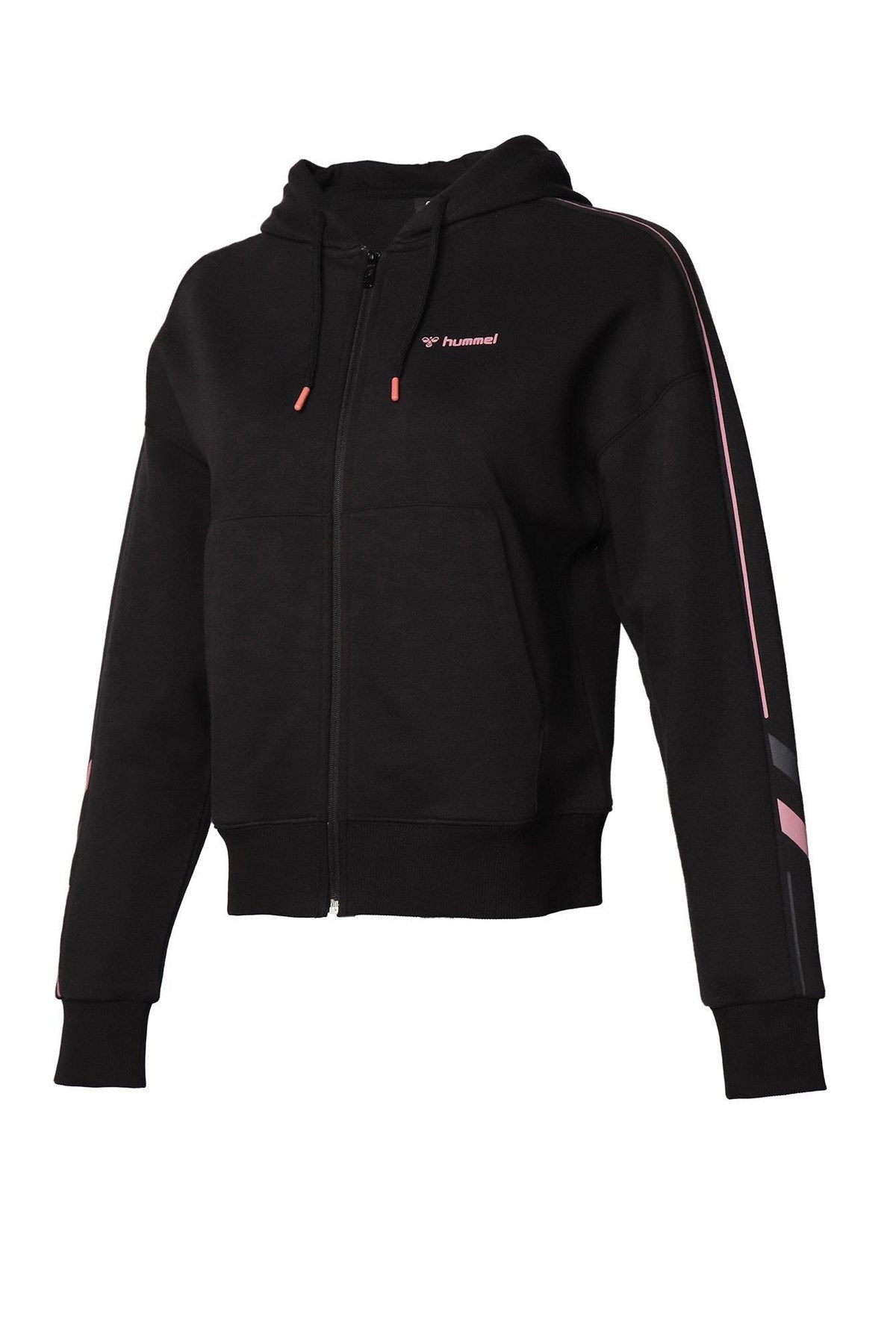 Hummel Jasmine Kadın Fermuarlı Sweatshirt 921699-2001 Siyah