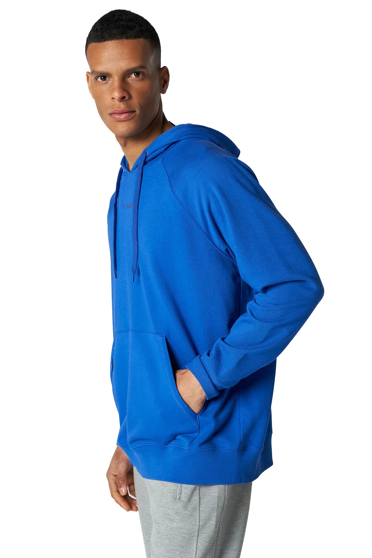 Hummel Johns Oversize Erkek Sweatshirt 921702-7788 Mavi