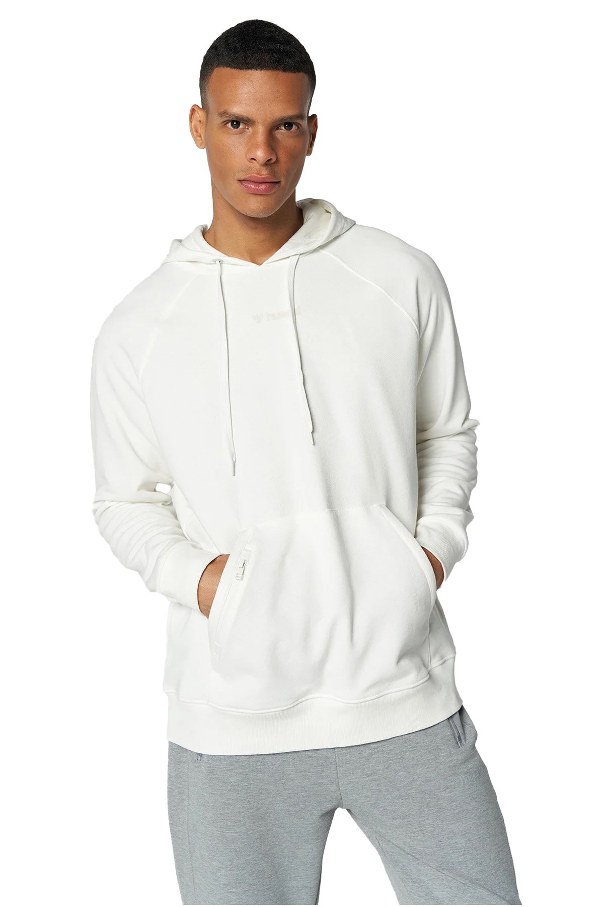 Hummel Johns Oversize Erkek Sweatshirt 921702-9003 Beyaz