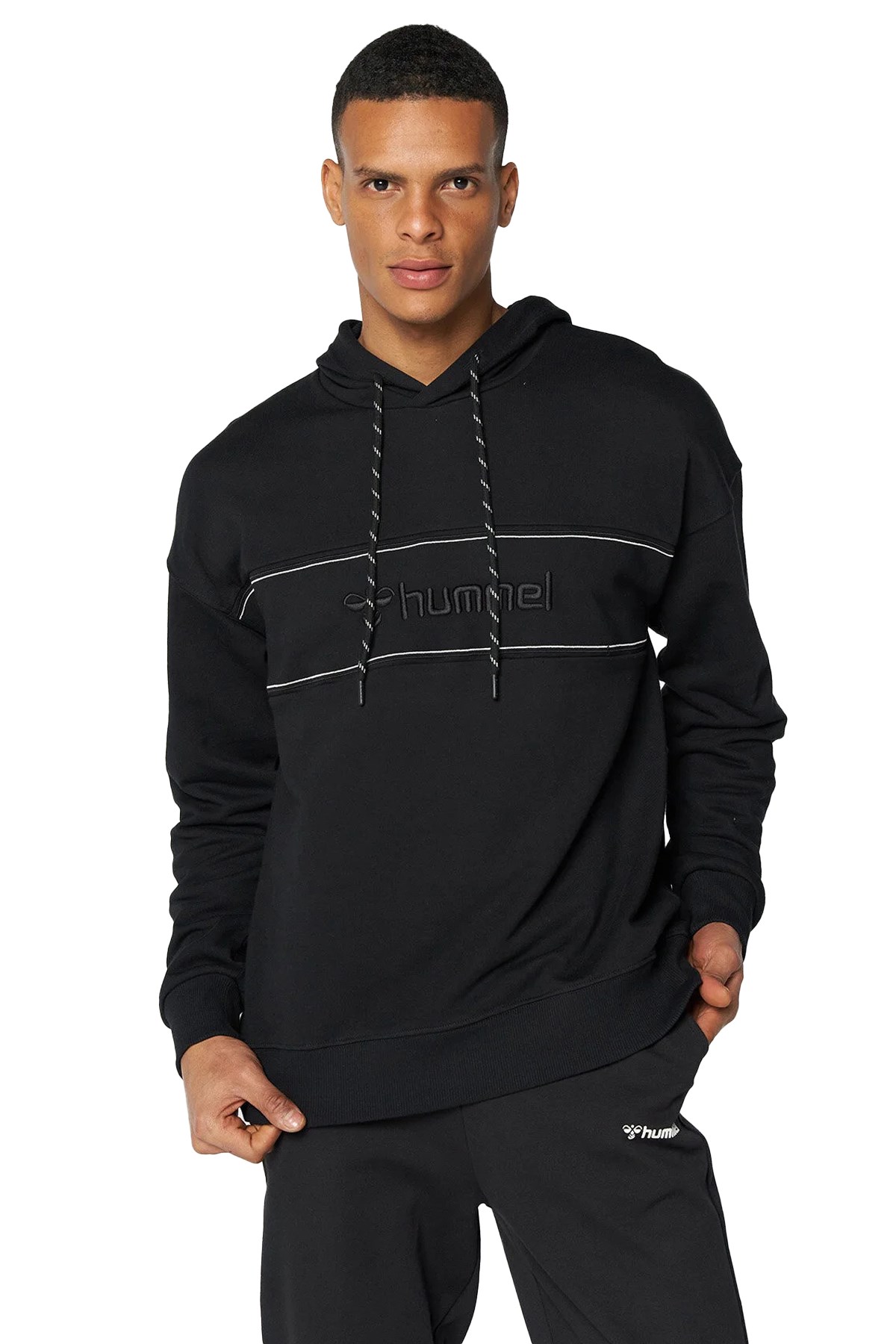 Hummel Kai Erkek Sweatshirt 921704-2001 Siyah