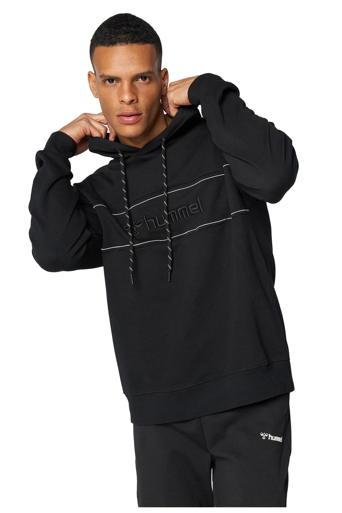 Hummel Kai Erkek Sweatshirt 921704-2001 Siyah