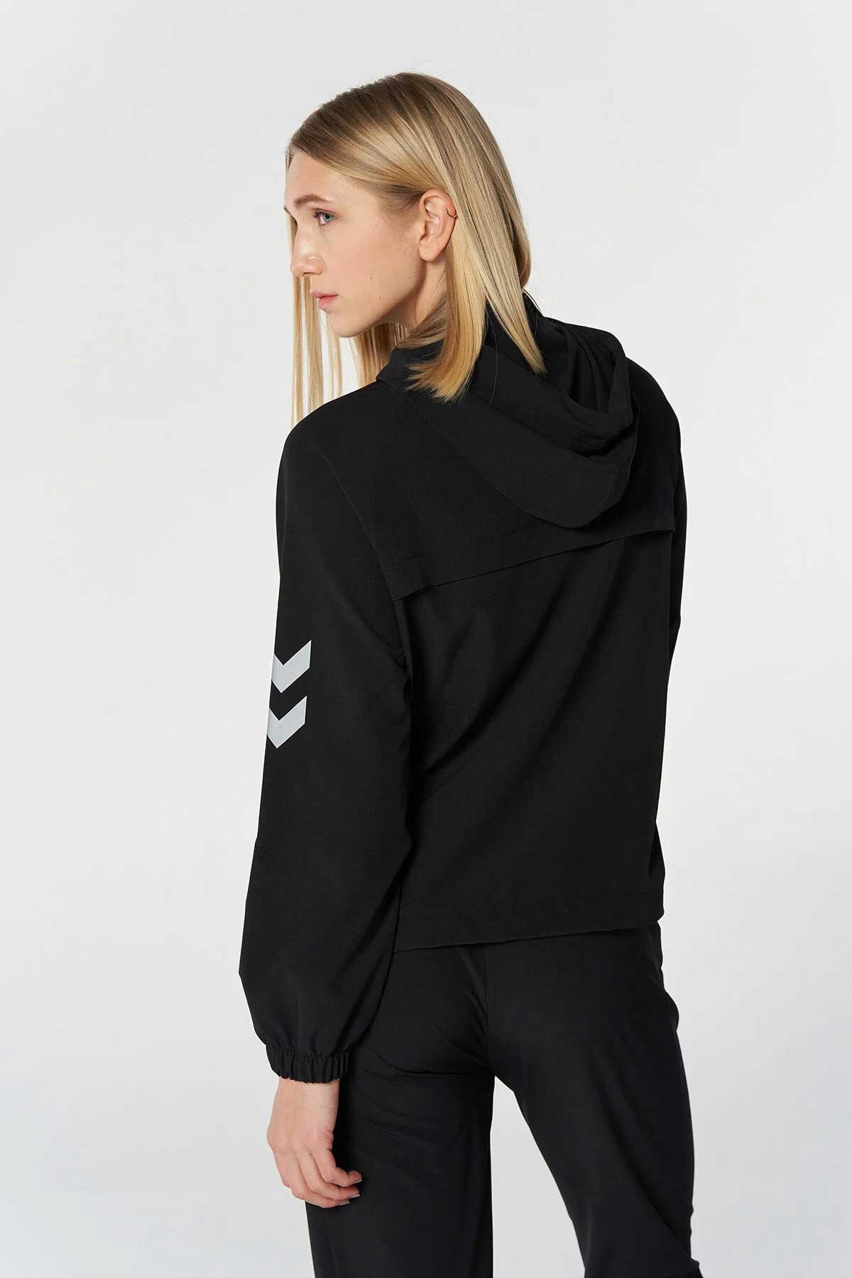 Hummel Lily Kadın Fermuarlı Sweatshirt 921715-2001 Siyah