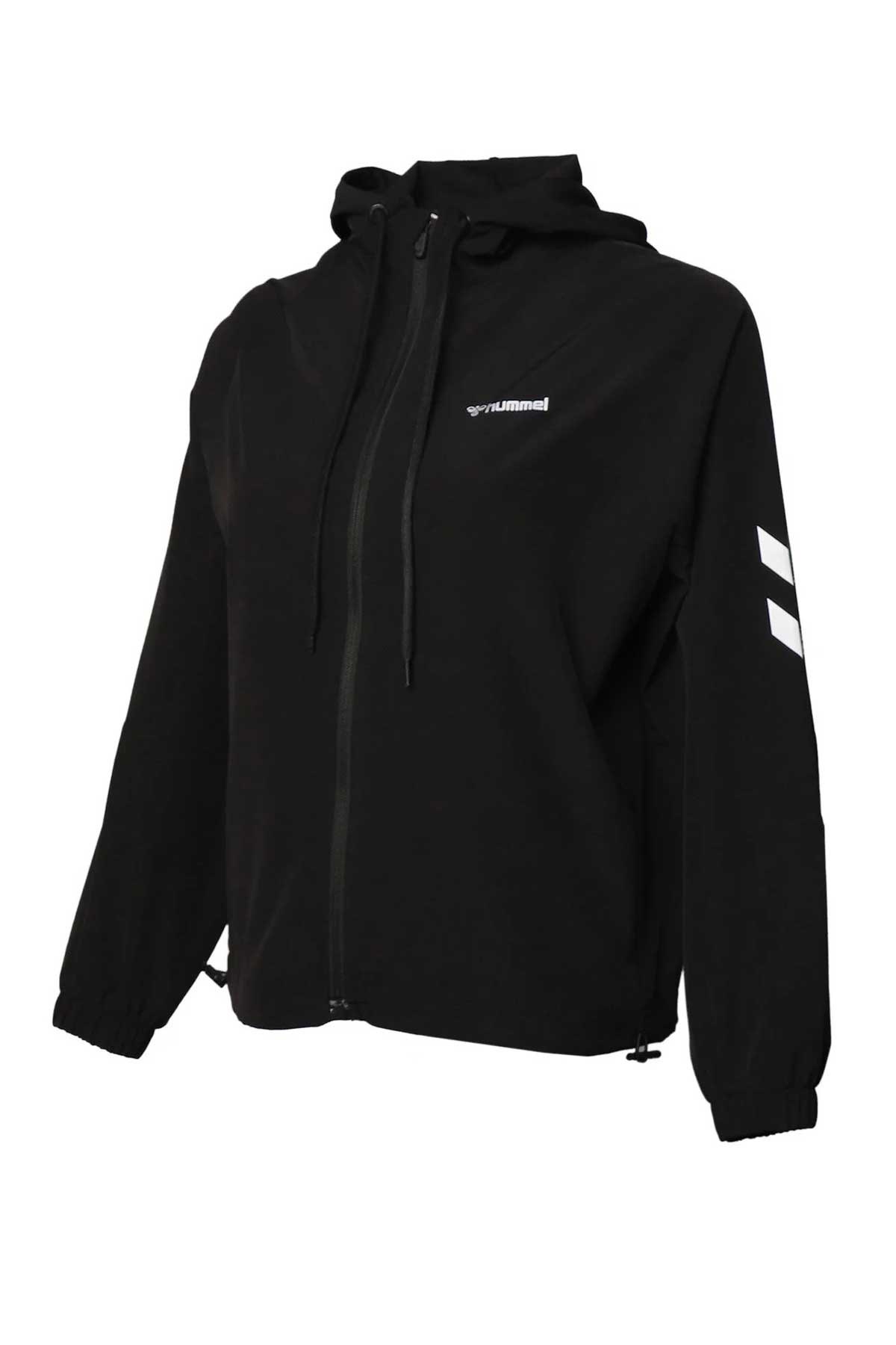 Hummel Lily Kadın Fermuarlı Sweatshirt 921715-2001 Siyah