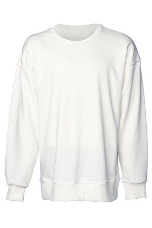 Hummel Maddox Owesize Erkek Sweatshirt 921720-9003 Beyaz