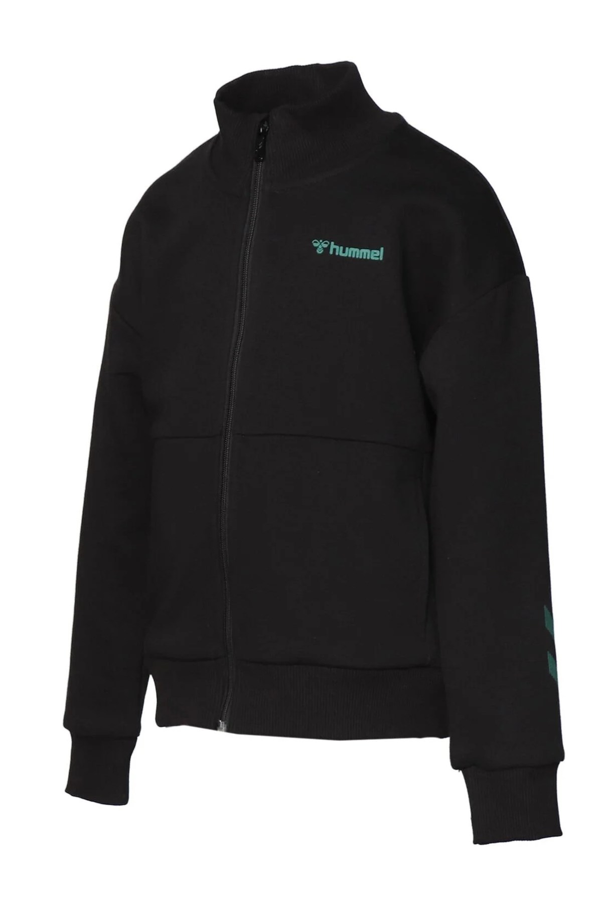 Hummel Mason Çocuk Fermuarlı Sweatshirt 921721-2001 Siyah