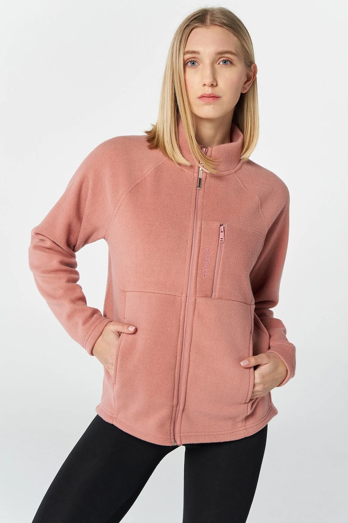 Hummel Nepeta Kadın Fermuarlı Sweatshirt 921725-9859 Pembe