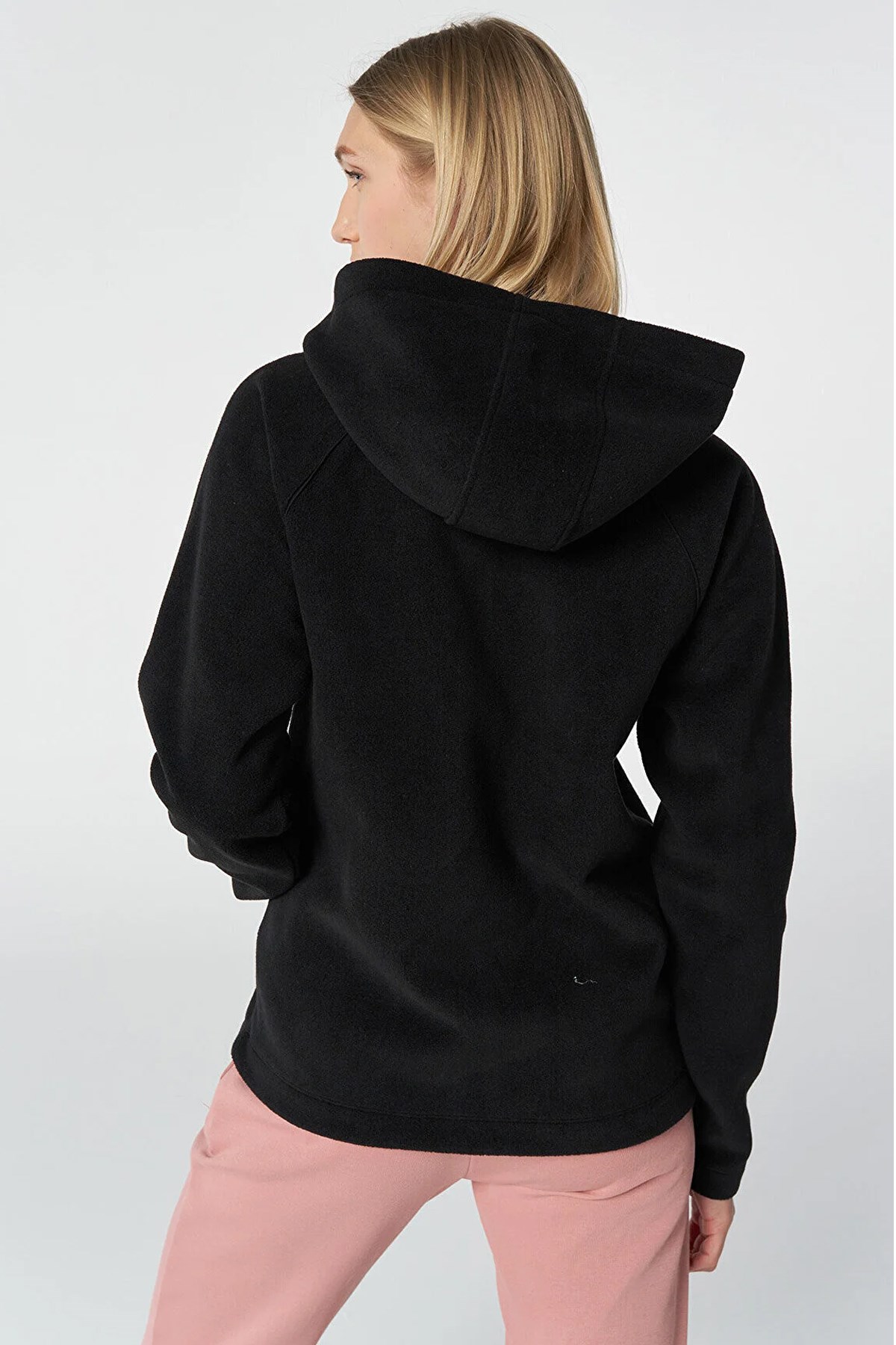 Hummel Nerine Kadın Fermuarlı Sweatshirt 921726-2001 Siyah