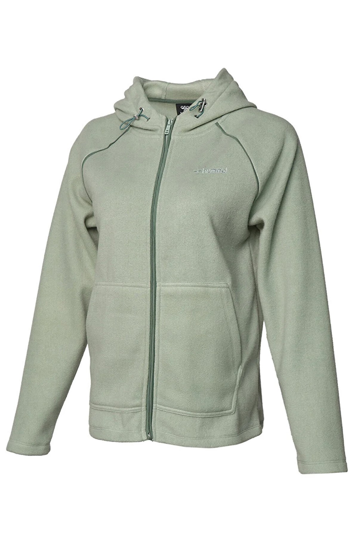 Hummel Nerine Kadın Fermuarlı Sweatshirt 921726-9856 Yeşil