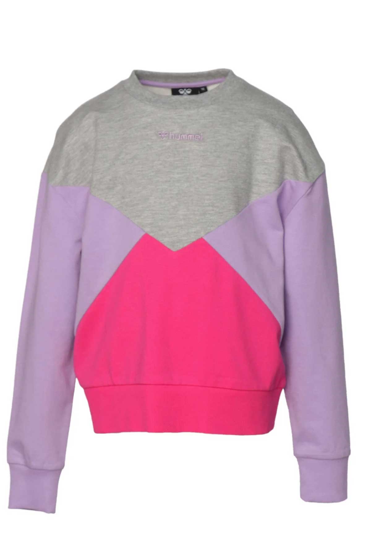 Hummel Peony Çocuk Sweatshirt 921730-2006 Gri