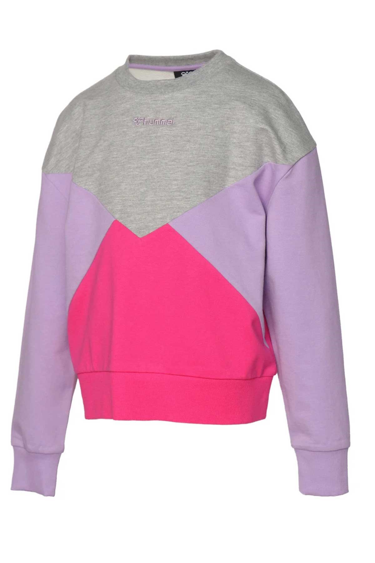 Hummel Peony Çocuk Sweatshirt 921730-2006 Gri