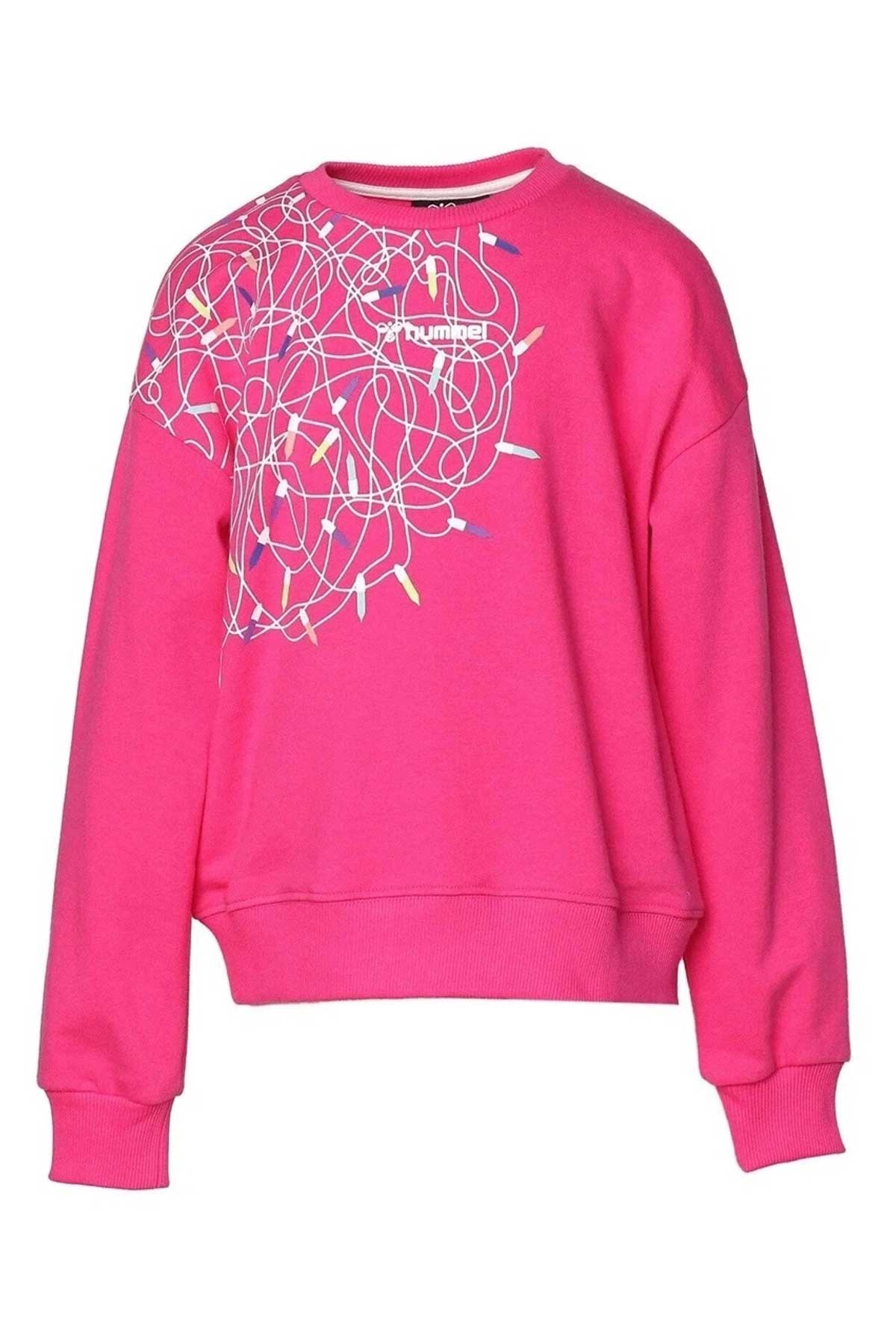 Hummel Sedum Çocuk Sweatshirt 921734-2221 Mor