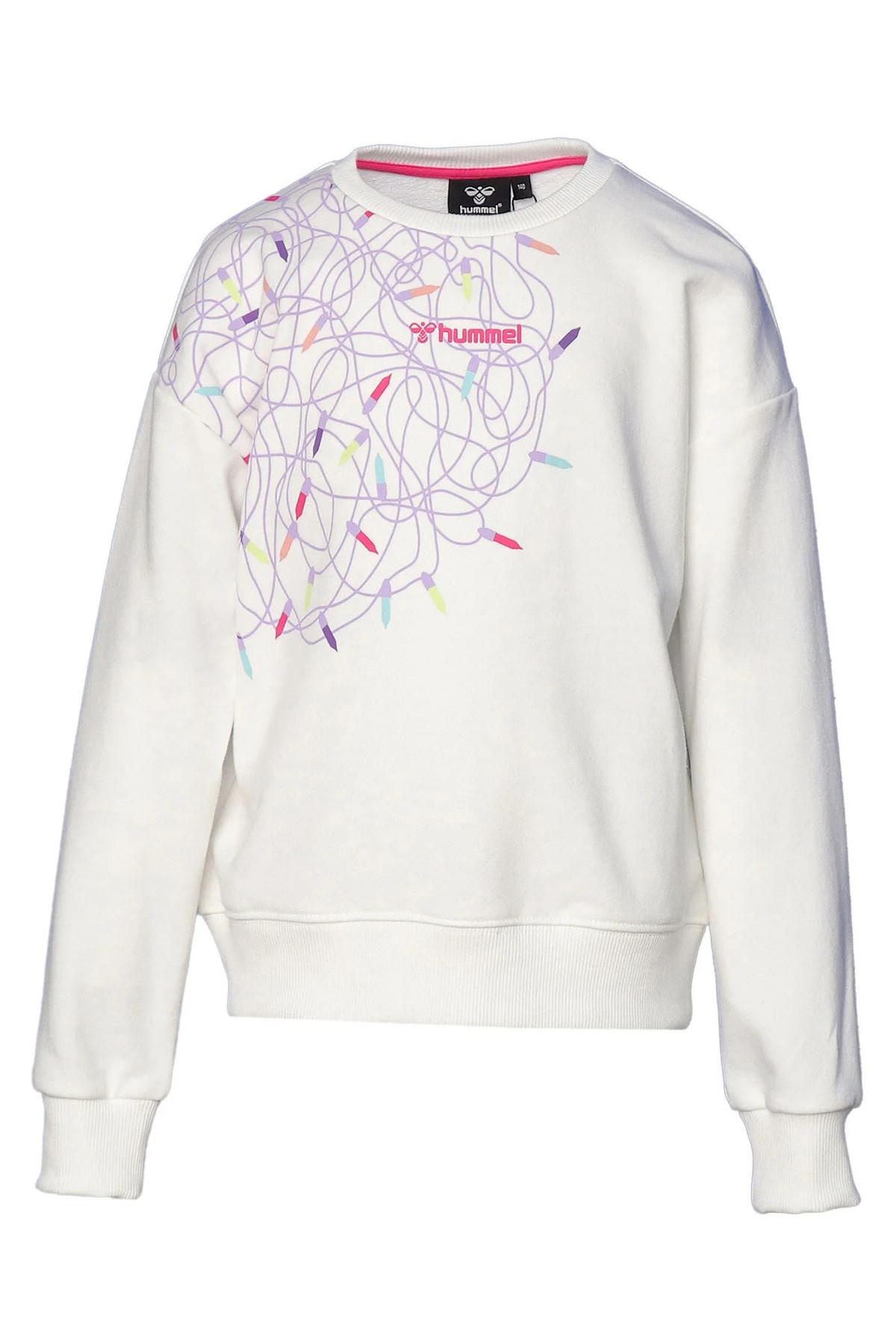 Hummel Sedum Çocuk Sweatshirt 921734-9003 Beyaz