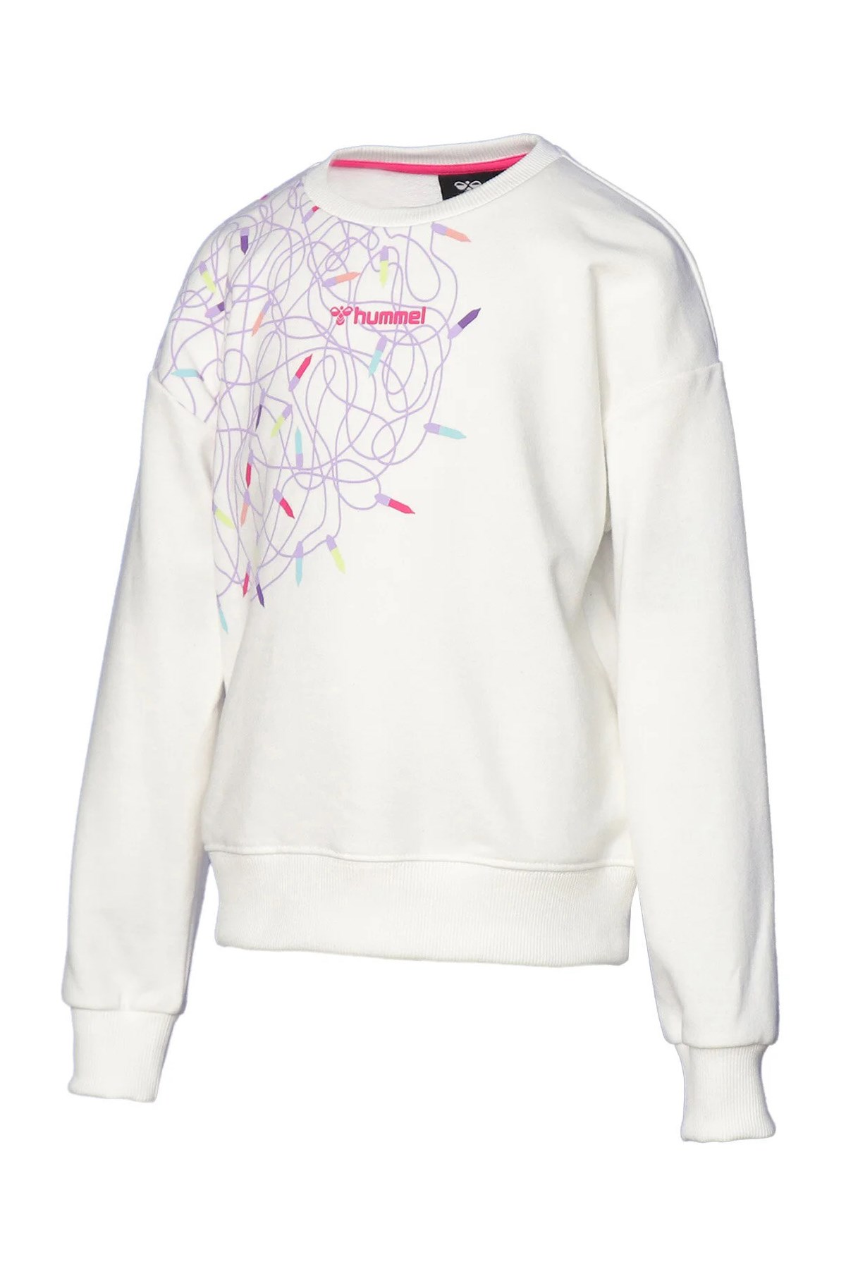 Hummel Sedum Çocuk Sweatshirt 921734-9003 Beyaz