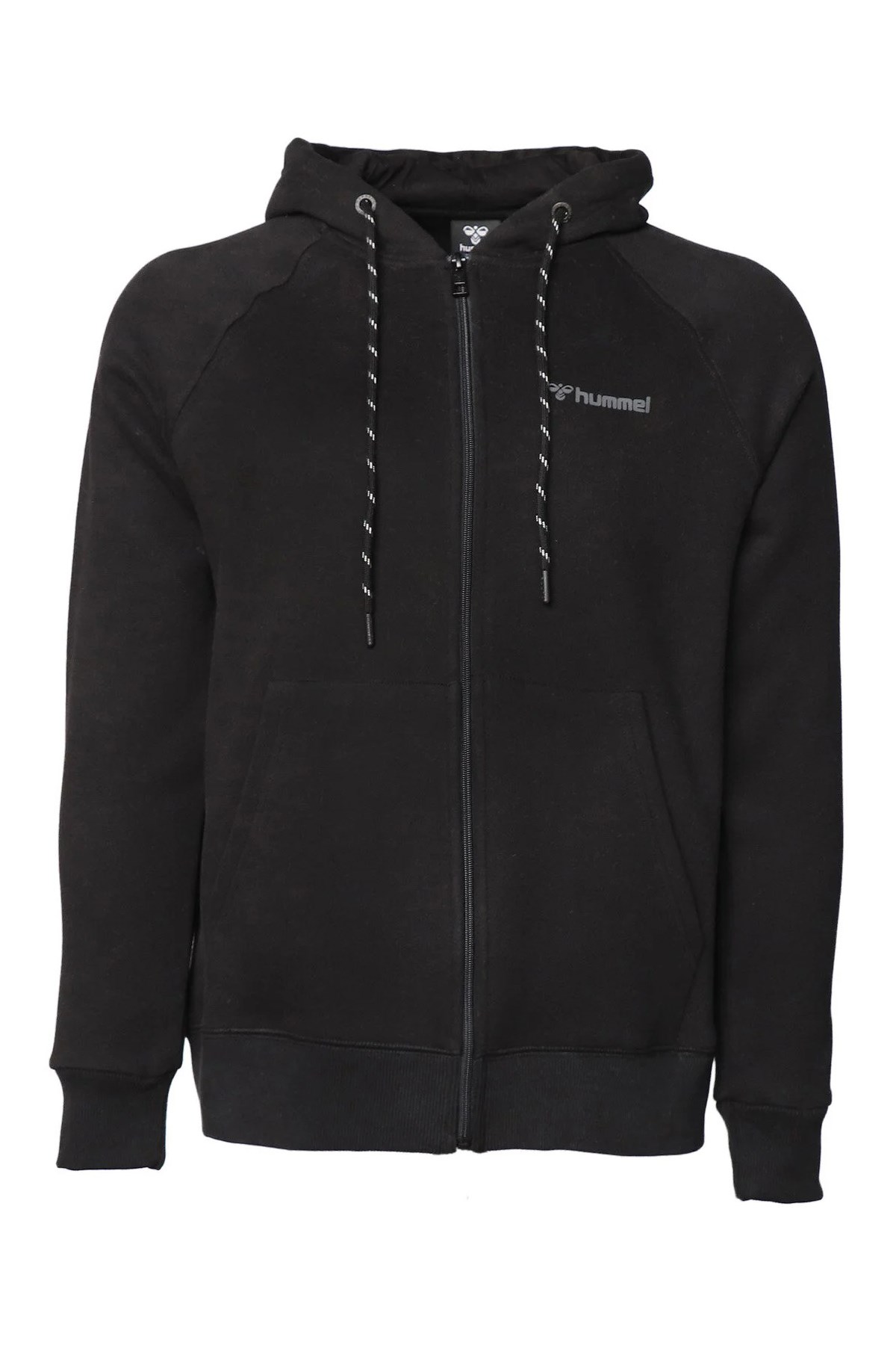 Hummel Wesley Erkek Fermuarlı Sweatshirt 921739-2001 Siyah