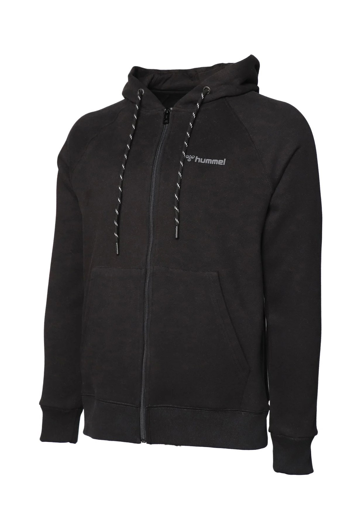 Hummel Wesley Erkek Fermuarlı Sweatshirt 921739-2001 Siyah