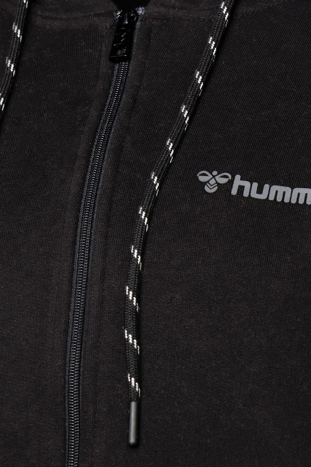 Hummel Wesley Erkek Fermuarlı Sweatshirt 921739-2001 Siyah