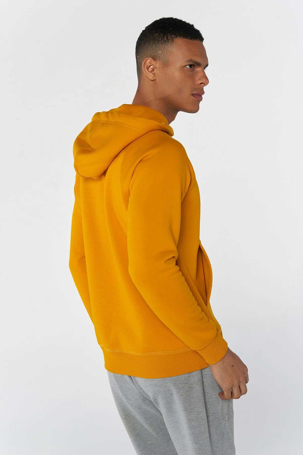 Hummel Wesley Erkek Fermuarlı Sweatshirt 921739-5134 Sarı