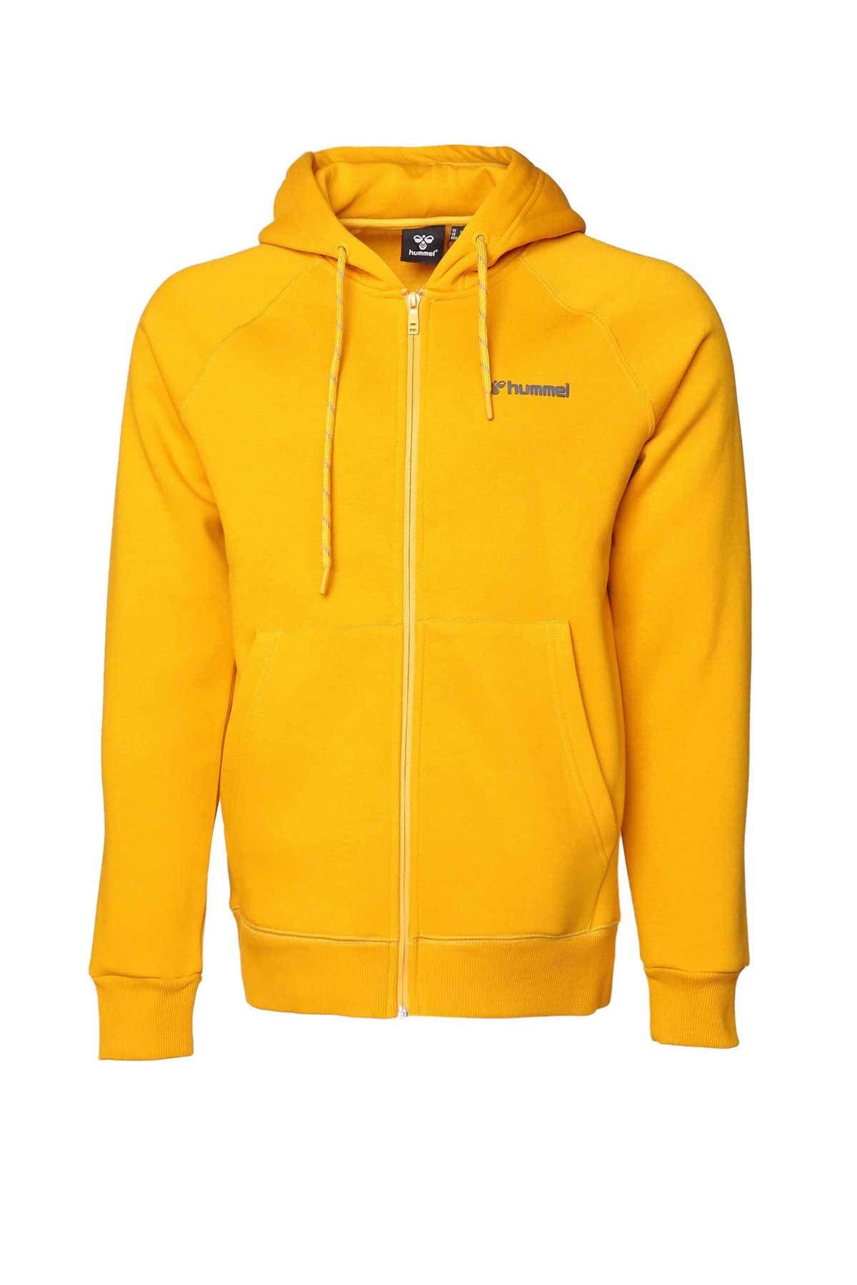 Hummel Wesley Erkek Fermuarlı Sweatshirt 921739-5134 Sarı