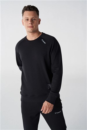 Hummel Ajay Erkek Sweatshirt 921745-2001 Siyah