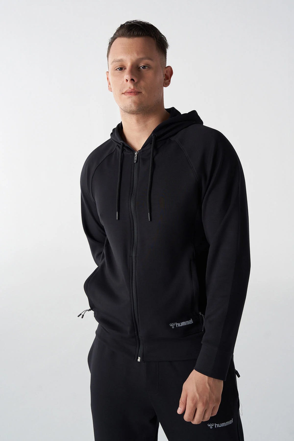 Hummel Ajay Zip Erkek Sweatshirt 921746-2001 | Sporset