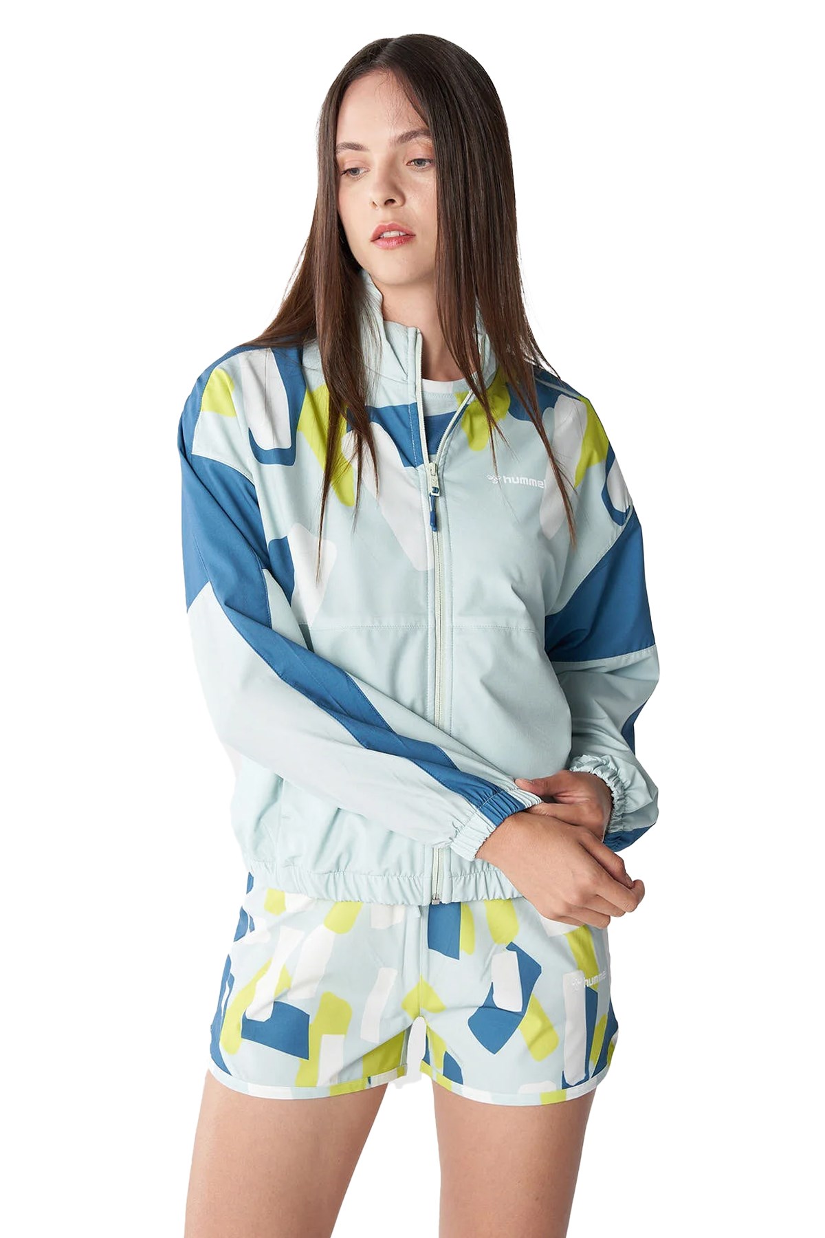 Hummel Alice Zip Kadın Sweatshirt 921747-2519 Yeşil