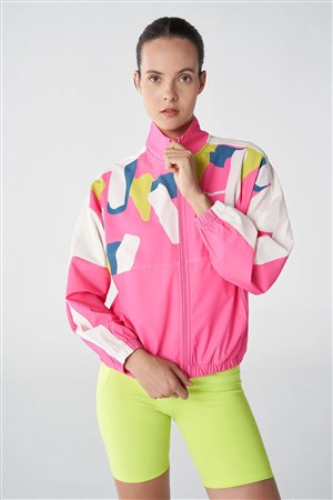 Hummel Alice Zip Kadın Sweatshirt 921747-3440 Pembe