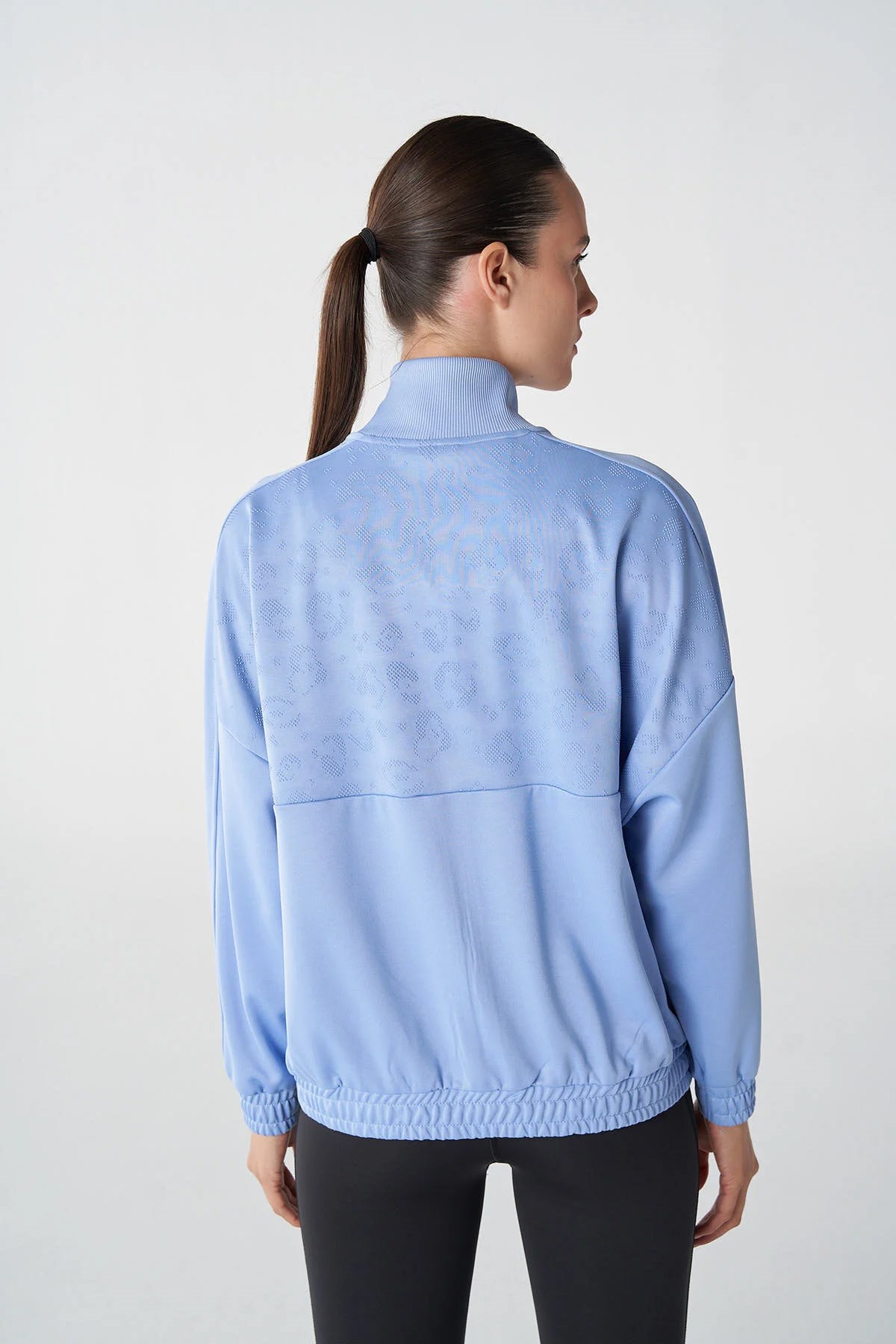 Hummel Becky Zip Kadın Sweatshirt 921752-2516 Mavi