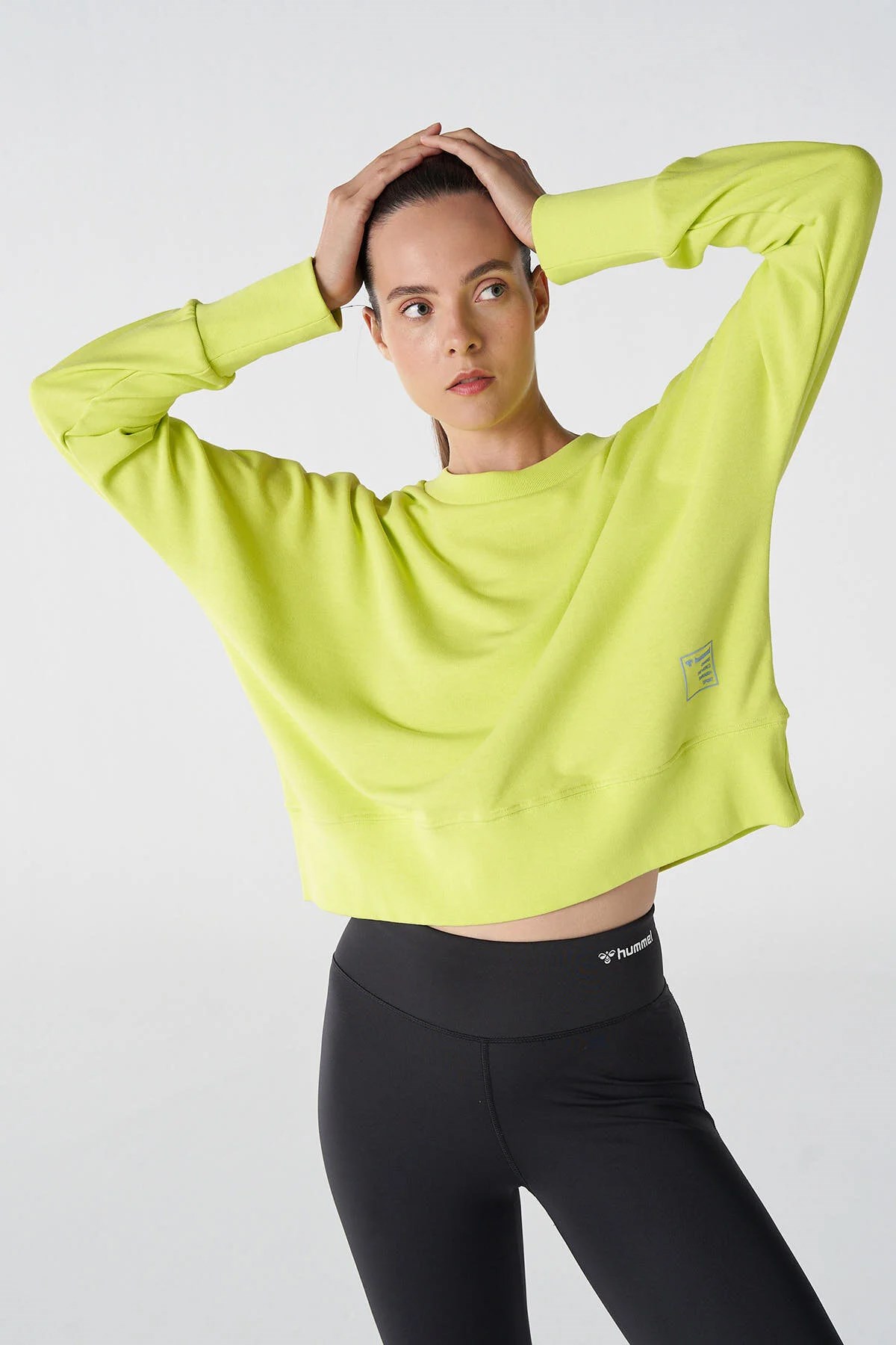 Hummel Calvi  Kadın Sweatshirt 921756-6102 Yeşil