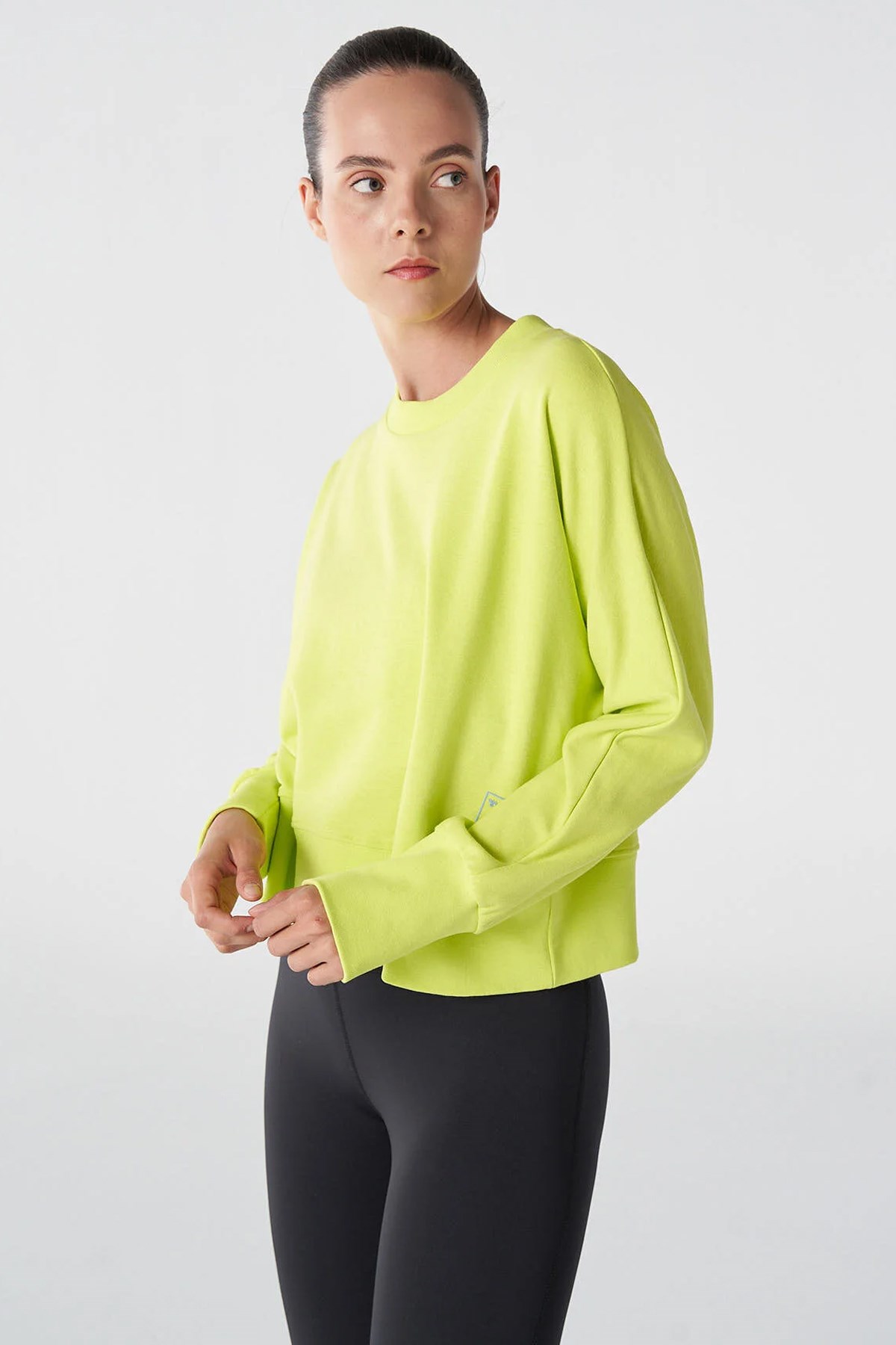 Hummel Calvi  Kadın Sweatshirt 921756-6102 Yeşil
