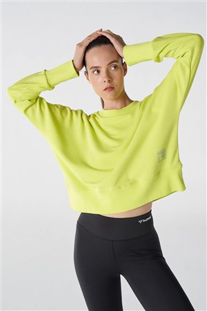 Hummel Calvi  Kadın Sweatshirt 921756-6102 Yeşil