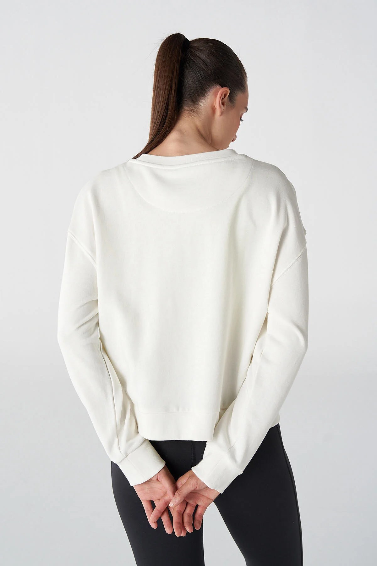 Hummel Chrissy Kadın Sweatshirt 921758-9003 Beyaz