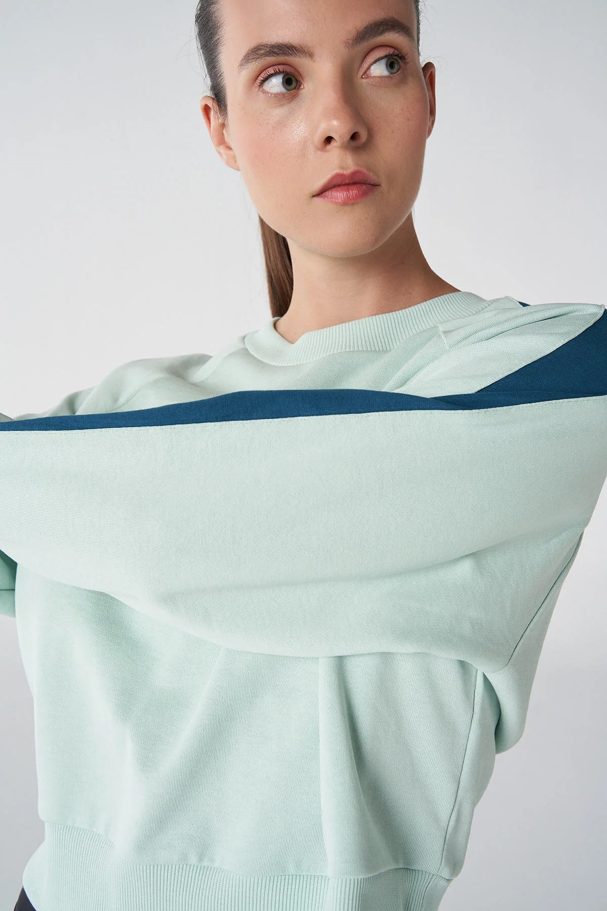 Hummel Chrome Kadın Sweatshirt 921759-2519 Yeşil