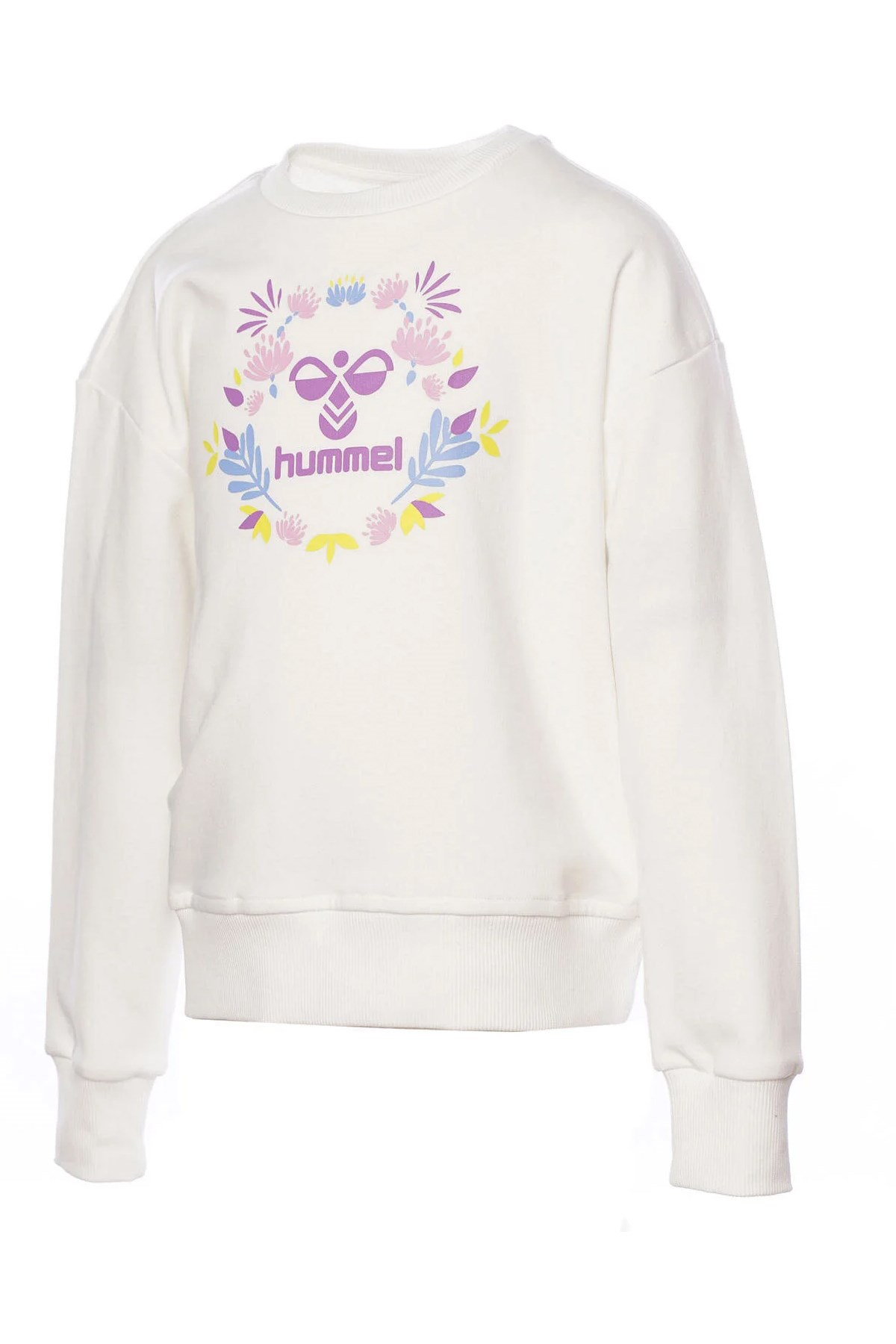 Hummel Colby Çocuk Sweatshirt 921761-9003 Beyaz