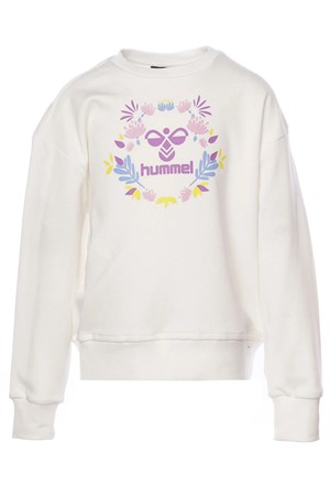 Hummel Colby Çocuk Sweatshirt 921761-9003 Beyaz