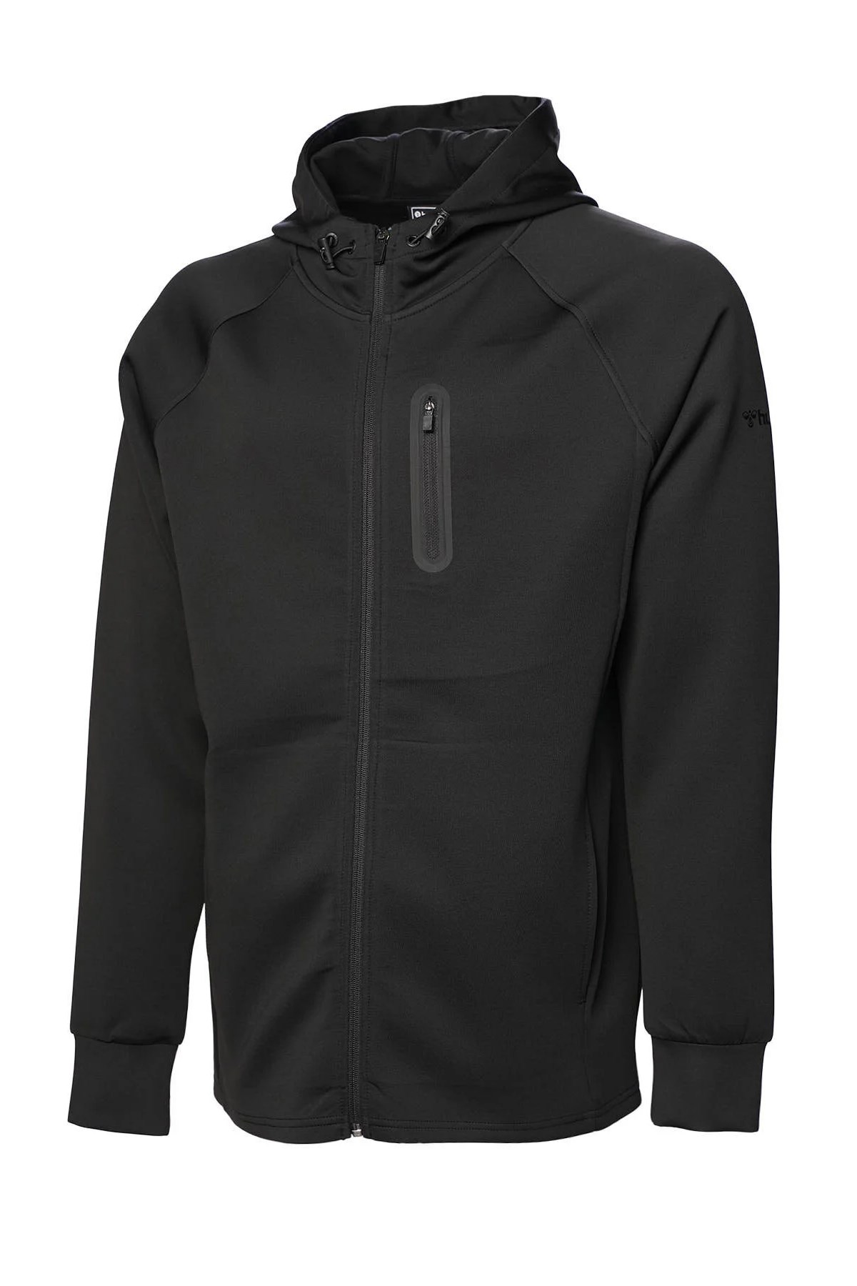 Hummel Ethan Zip Erkek Sweatshirt 921769-2001 Siyah