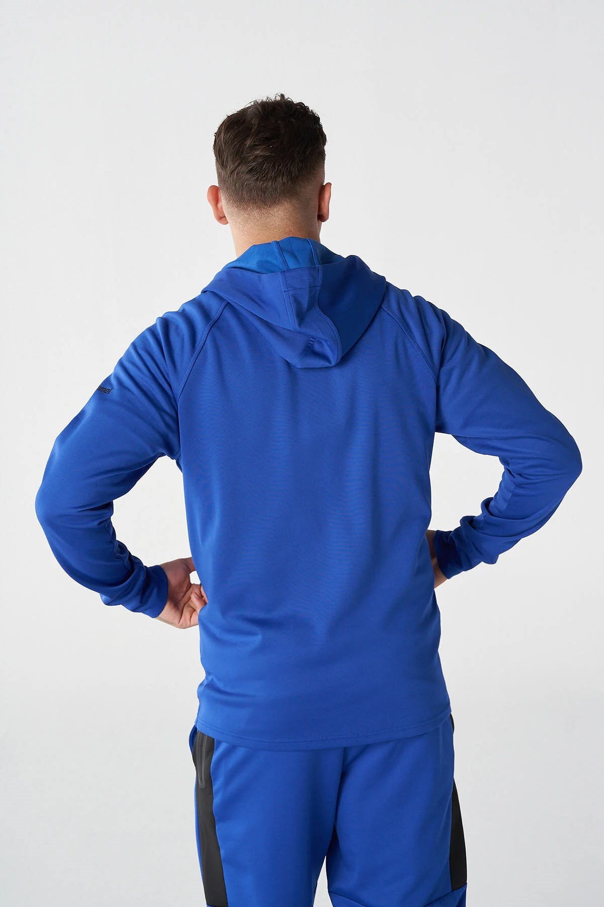 Hummel Ethan Zip Erkek Sweatshirt 921769-7788 Mavi