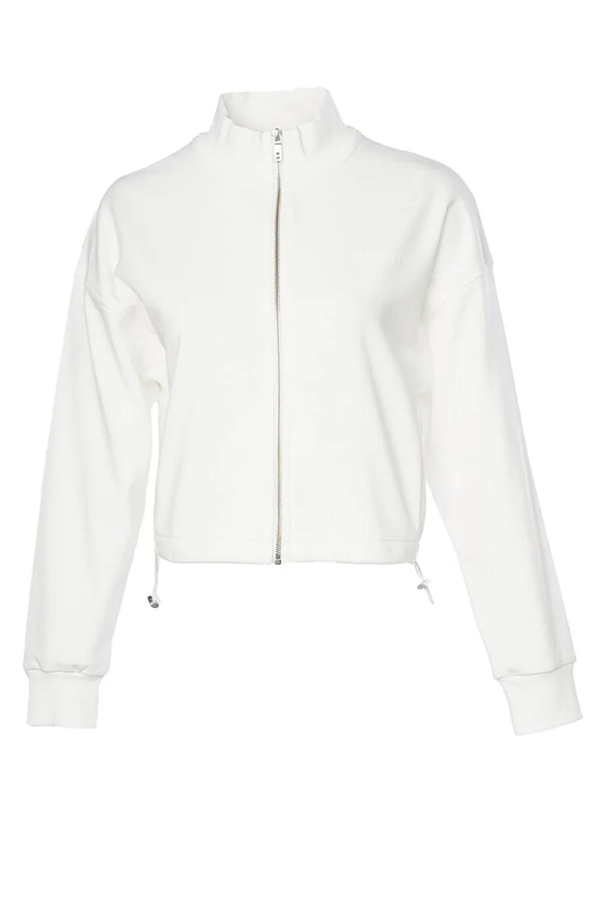 Hummel Freya Zip Kadın Sweatshirt 921771-9003 Beyaz