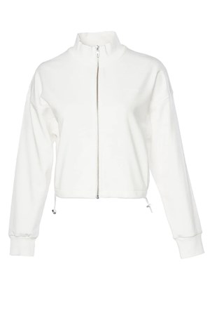 Hummel Freya Zip Kadın Sweatshirt 921771-9003 Beyaz