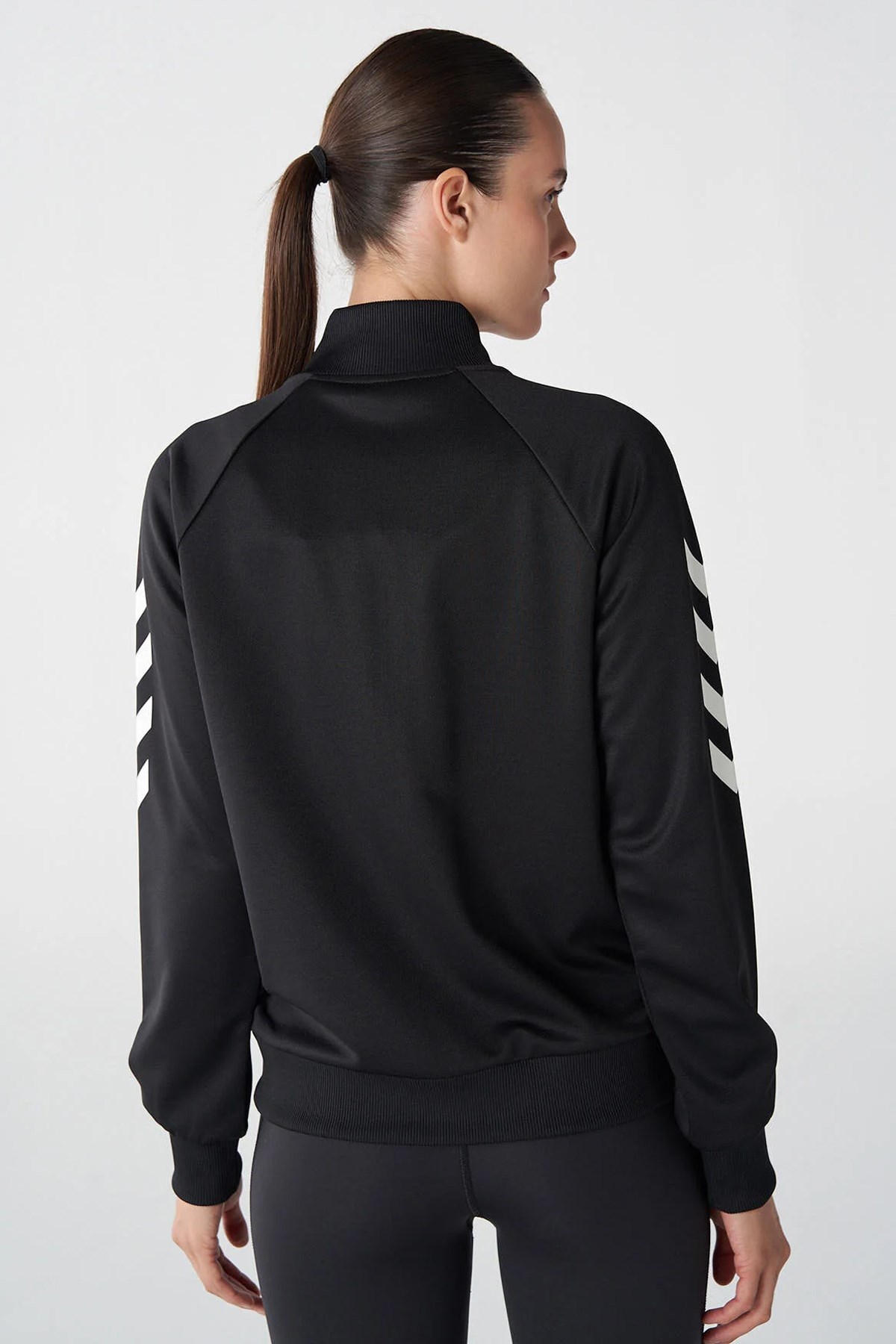 Hummel Genesa Zip Kadın Sweatshirt 921773-2001 Siyah