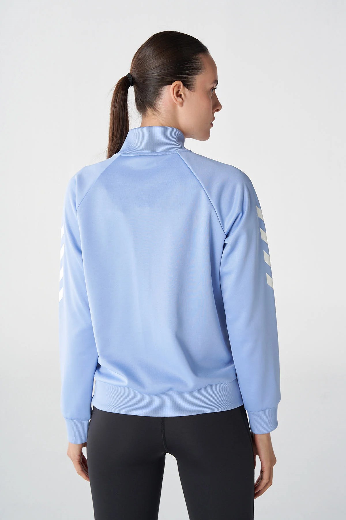 Hummel Genesa Zip Kadın Sweatshirt 921773-2516 Mavi