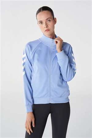 Hummel Genesa Zip Kadın Sweatshirt 921773-2516 Mavi