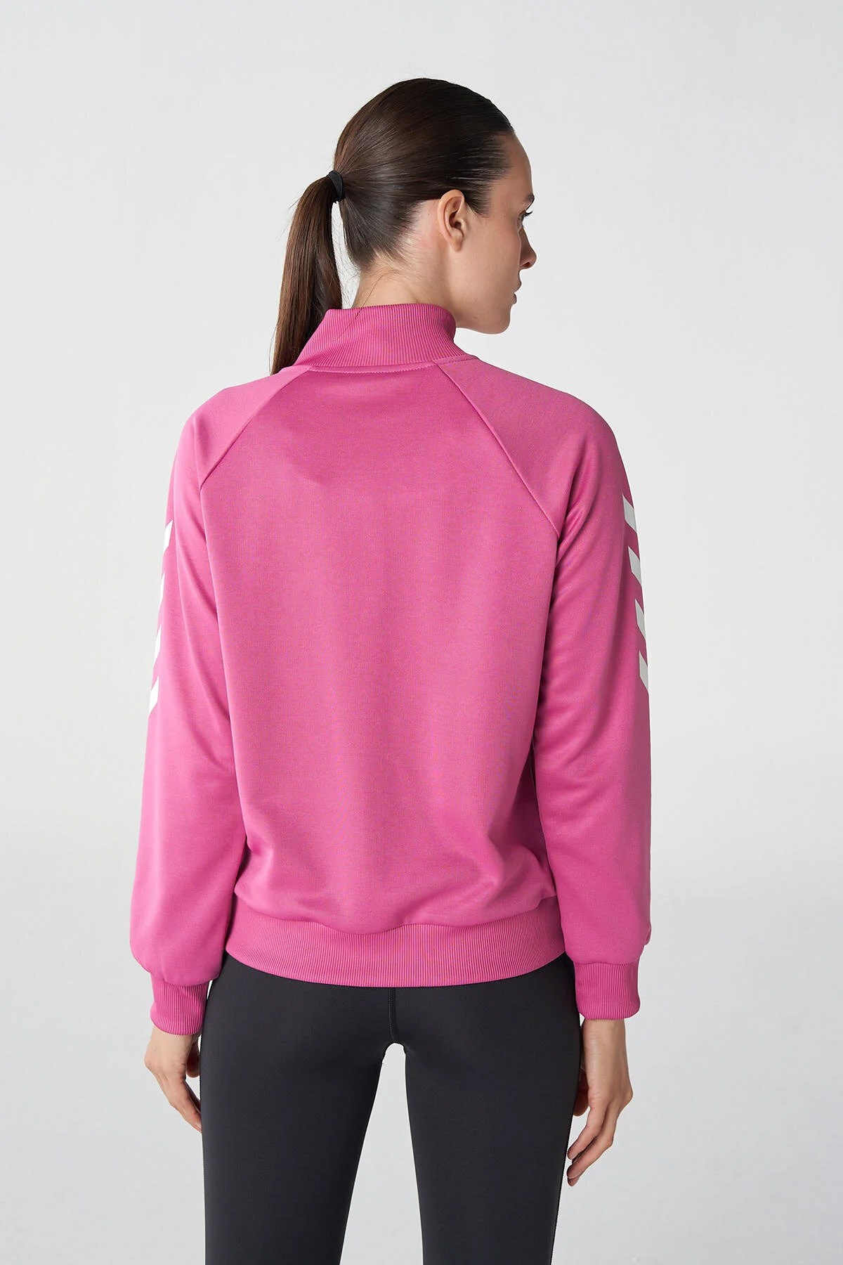 Hummel Genesa Zip Kadın Sweatshirt 921773-4497 Pembe