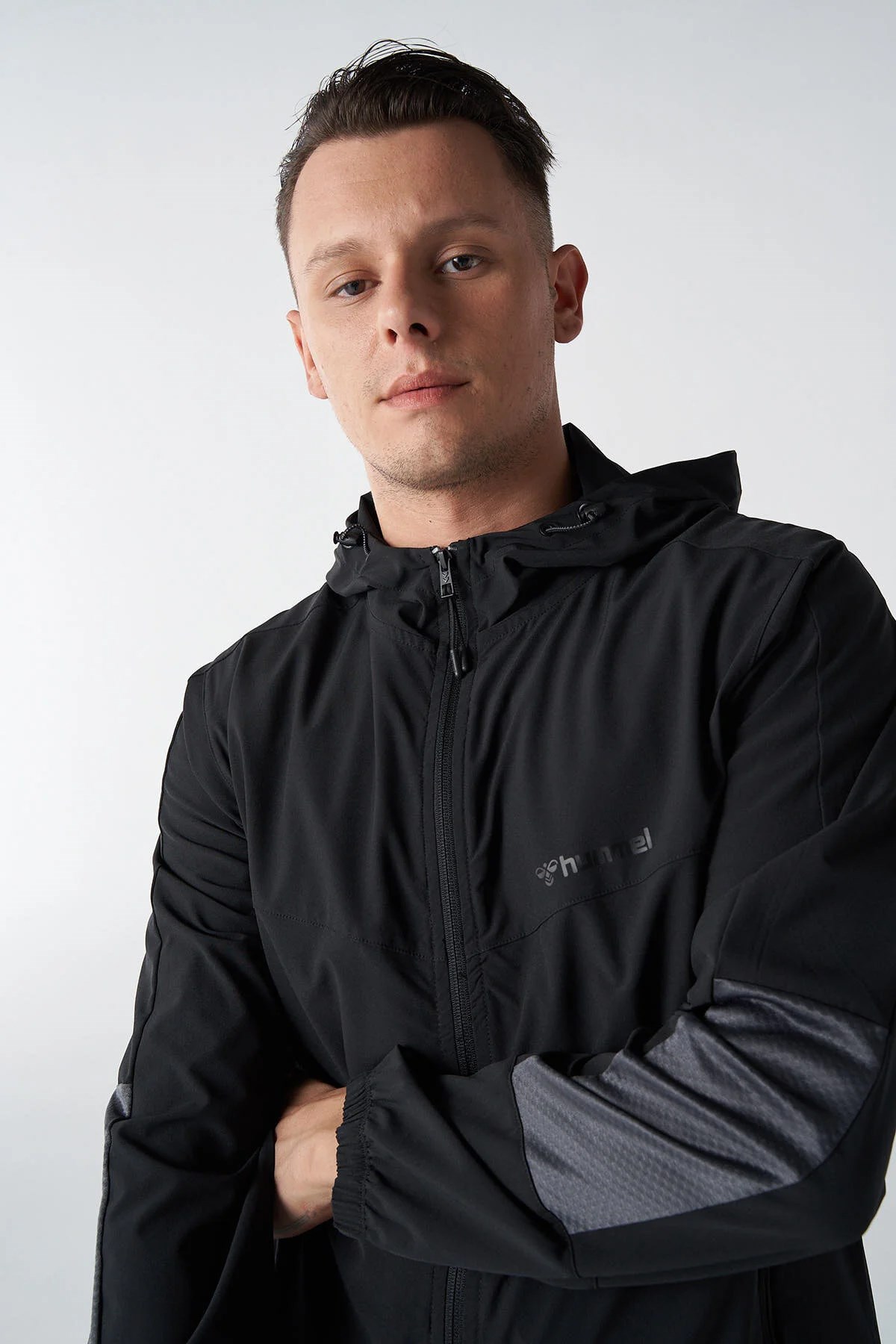 Hummel Jacob Zip Erkek Sweatshirt 921778-2001 Siyah