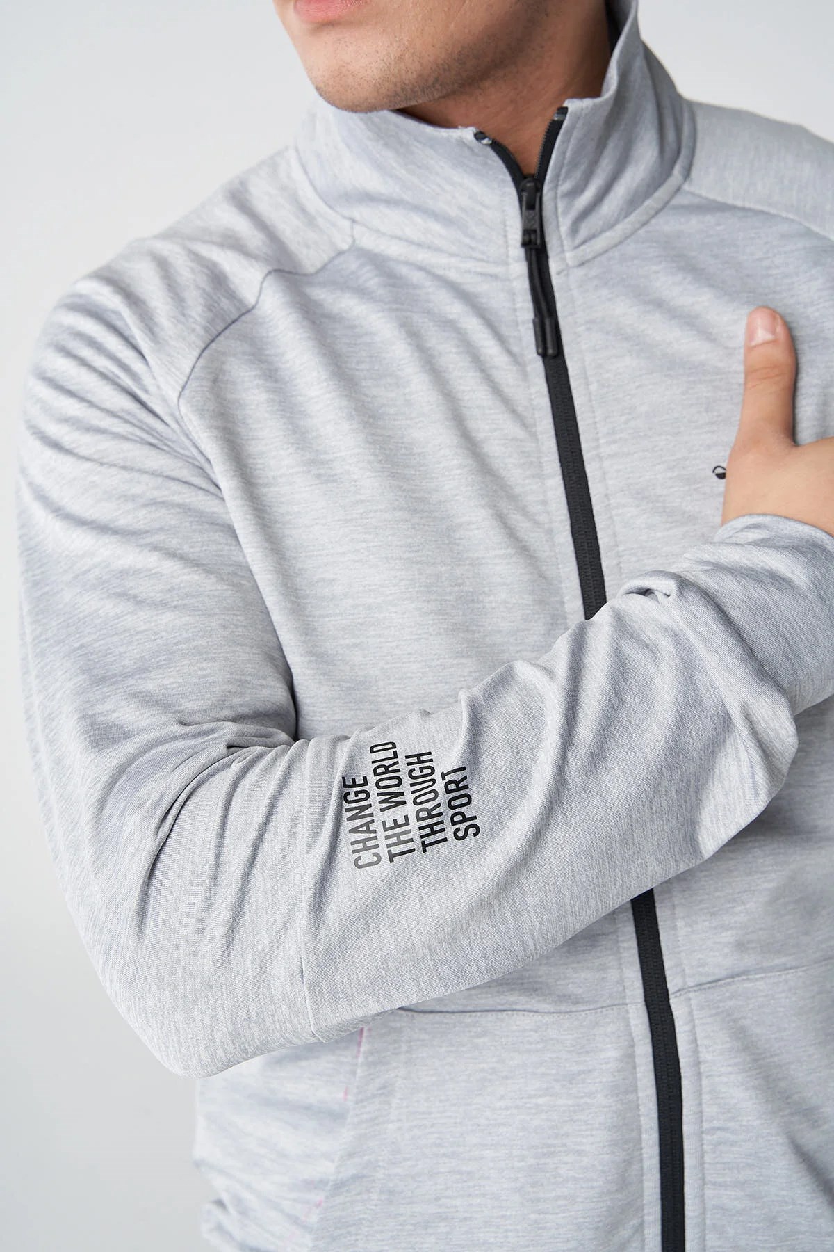 Hummel Jas Zip Erkek Sweatshirt 921780-1091 Gri