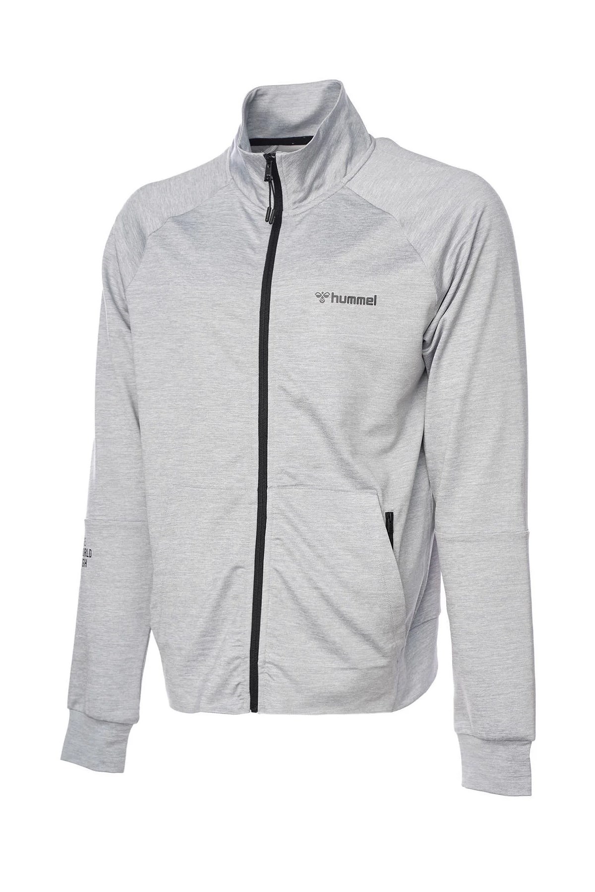 Hummel Jas Zip Erkek Sweatshirt 921780-1091 Gri