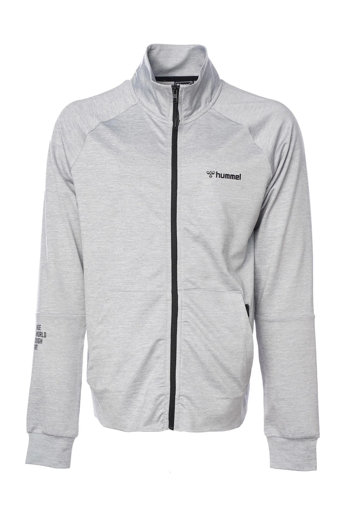Hummel Jas Zip Erkek Sweatshirt 921780-1091 Gri