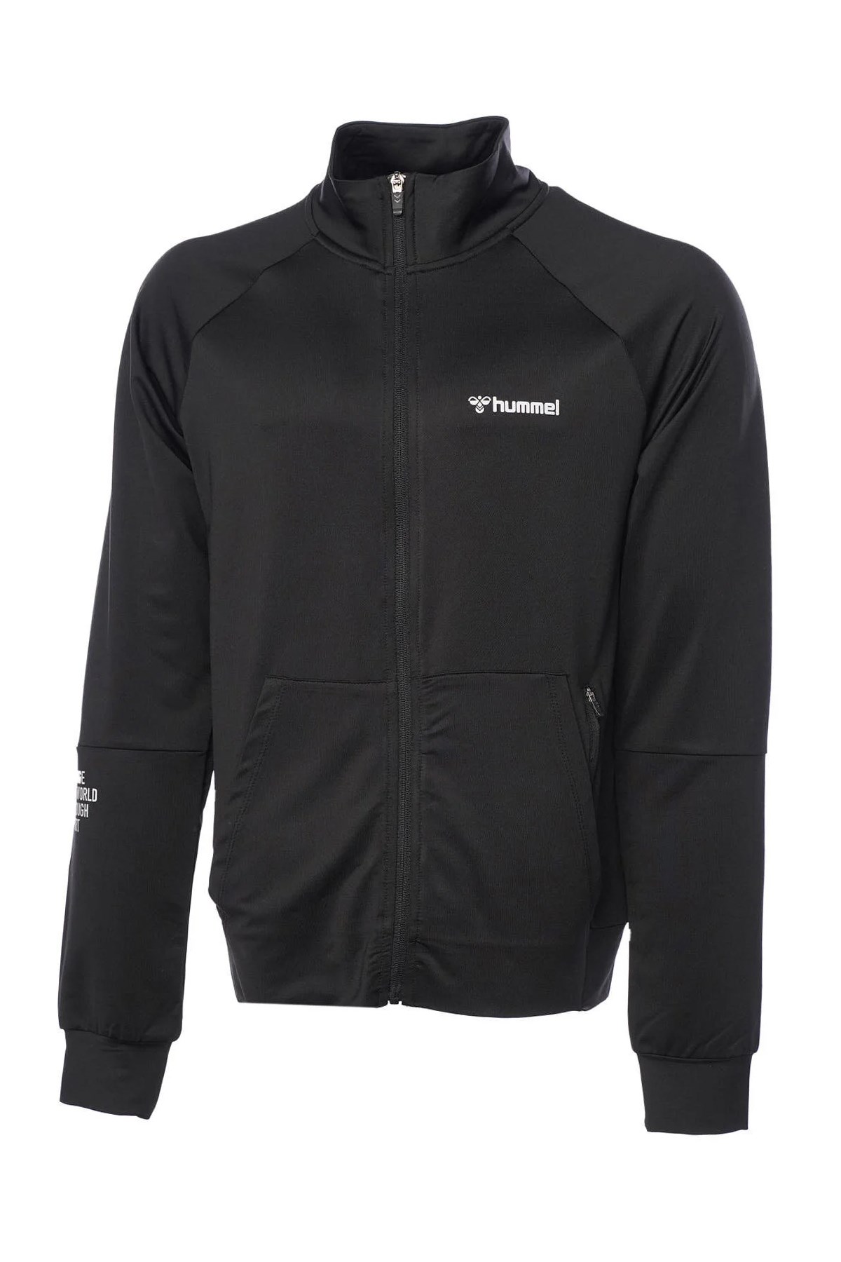Hummel Jason Zip Erkek Sweatshirt 921781-2001 Siyah